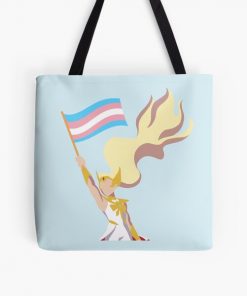 She-Ra Trans Pride Flag All Over Print Tote Bag RB0403 product Offical transgender flag Merch