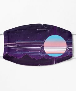 Circuits of the Sun - Trans Pride Flat Mask RB0403 product Offical transgender flag Merch